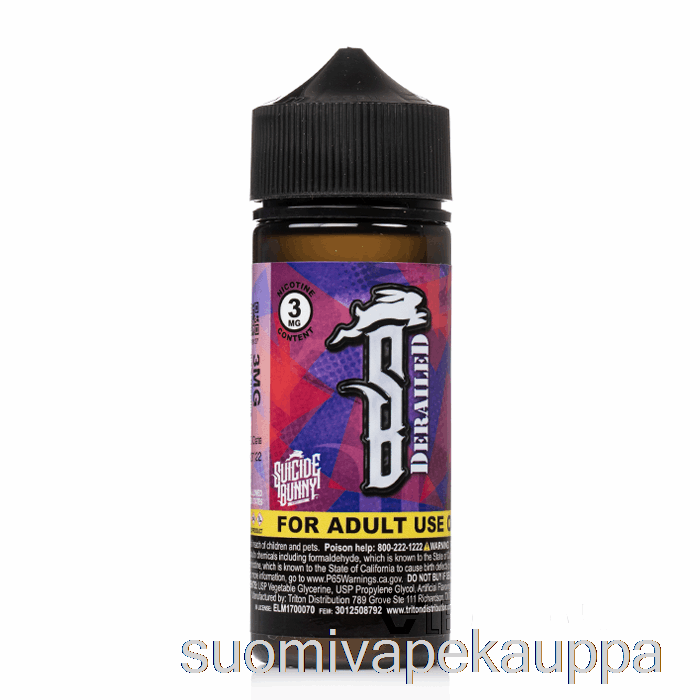 Vape-laatikko Suistui Raiteilta - Itsemurhapupu - 120ml 0mg